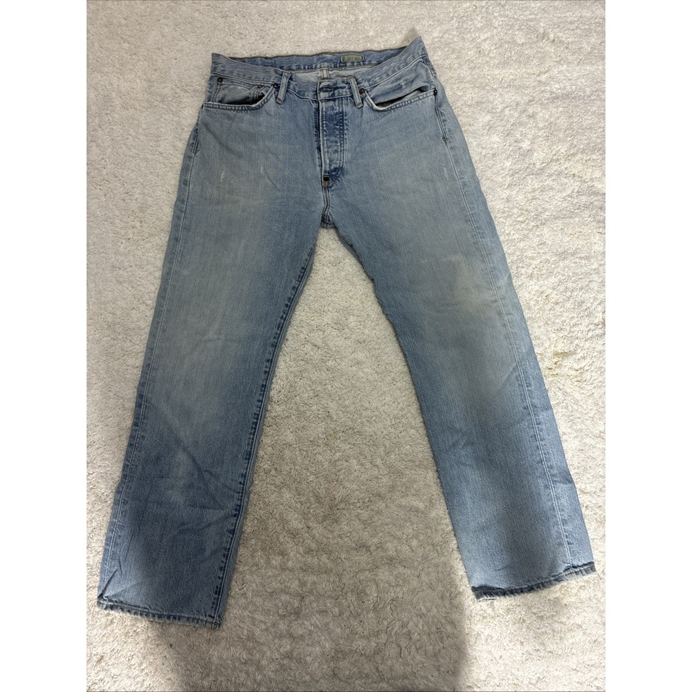 Polo Ralph Lauren Vintage 67 Jeans Mens 32x30 Blue Denim Cotton Straight Leg